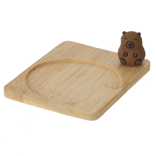 Кружка с ложкой на подставке, 280 мл, L12,5 W10 H7 см фото 2