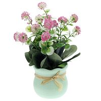 Цветочная композиция "Клевер", L15 W14 H25 см