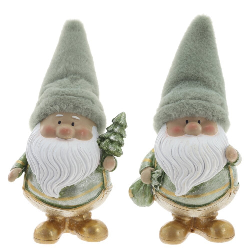 Фигурка декоративная "Дед Мороз", L8,5 W8 H17,5 см, 2в. Фигурка декоративная "Дед Мороз", L8,5 W8 H17,5 см, 2в.