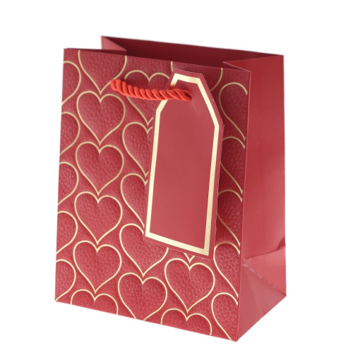 Пакет подарочный XS (бумага 210г/м2, блок 12шт), L12 W7 H15 см, 4в. фото 3