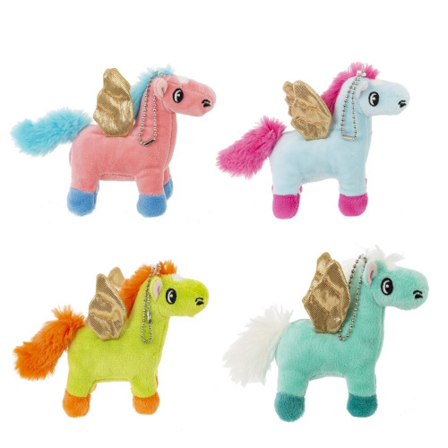 Игрушка набивная "Лошадка", с цепочкой, L14 W6 H10 см, 4в. Игрушка набивная "Лошадка", с цепочкой, L14 W6 H10 см, 4в.