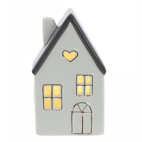 Изделие декоративное "Домик" с подсветкой (цена за 1 штуку) (LR44x2), L8,5 W7 H14 см, 2в. фото 4