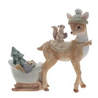 Фигурка декоративная "Олень", L16,5 W4 H16 см