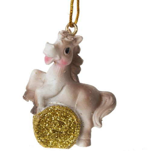 Фигурка декоративная подвесная "Лошадка", L3 W1,5 H4 см, 6в. фото 6