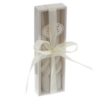 Набор из 2-х свечей, D 2см, L7,5 W3 H24,5 см