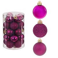 Набор из 25шт Украшение новогоднее "Шар", D3 см, L8 W8 H13 см Набор из 25шт Украшение новогоднее "Шар", D3 см, L8 W8 H13 см