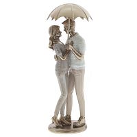 Фигурка декоративная "Влюбленная пара", L10,5 W11,5 H28 см