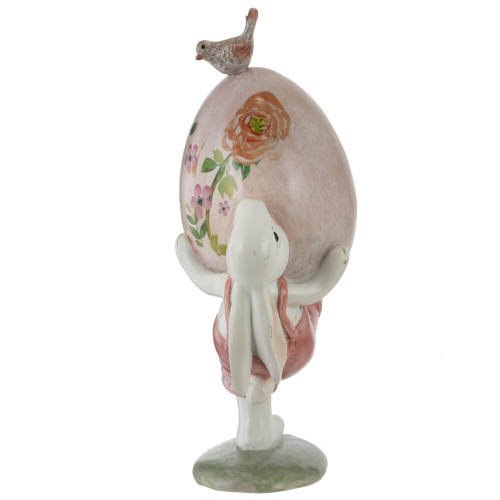 Фигурка декоративная "Заяц с яйцом", L11 W7,5 H20 см фото 4