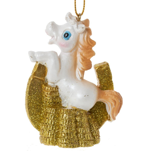 Фигурка декоративная подвесная "Лошадка", L5 W3 H7,5 см, 6в. фото 6 Фигурка декоративная подвесная "Лошадка", L5 W3 H7,5 см, 6в. фото 6