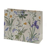 Пакет подарочный M (бумага 205г/м2, блок 12шт), L32 W11 H25,5 см