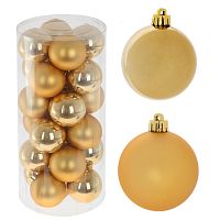 Набор из 24шт Украшение новогоднее "Шар", D 6 см, L14,5 W14,5 H31 см