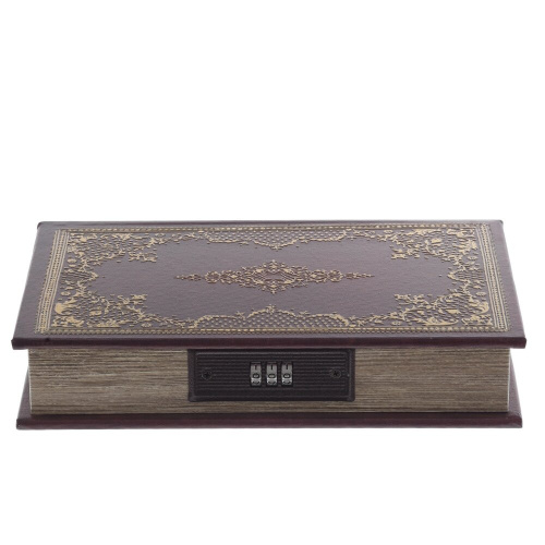 Шкатулка-книга с код.замком, L16 W4,5 H24 см фото 3