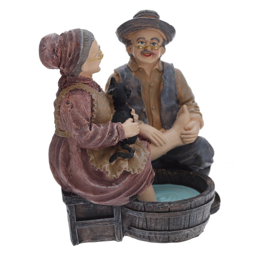 Фигурка декоративная "Бабушка с дедушкой", L11,5 W9 H12 см, 2в. фото 8 Фигурка декоративная "Бабушка с дедушкой", L11,5 W9 H12 см, 2в. фото 8