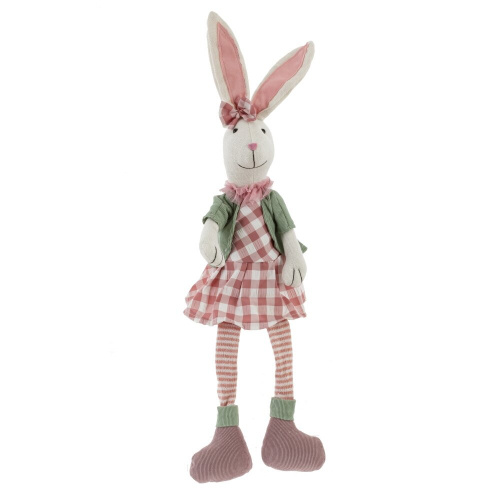 Игрушка набивная "Заяц/Зайка", L13 W12 H62/28 см, 2в. фото 4 Игрушка набивная "Заяц/Зайка", L13 W12 H62/28 см, 2в. фото 4