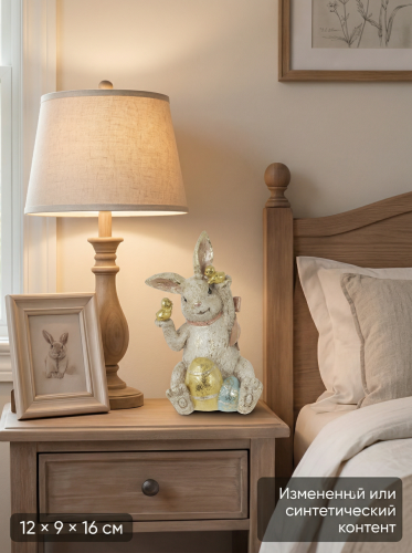 Фигурка декоративная "Заяц", L12 W9 H16 см фото 4