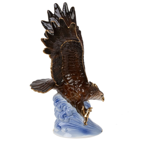 Фигурка декоративная "Орел", L16 W9 H27 см, 2в. фото 4