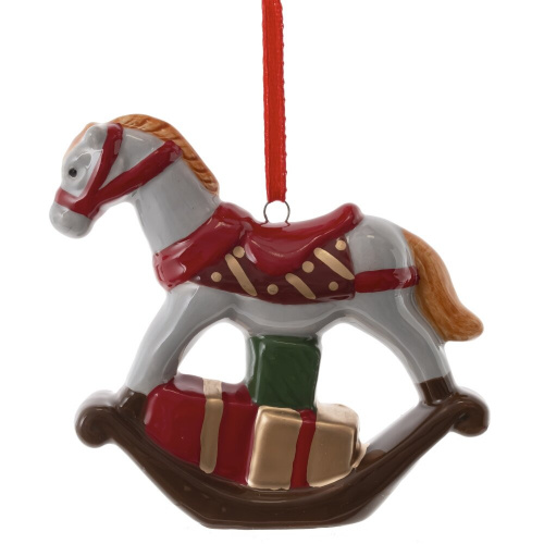 Фигурка декоративная подвесная "Лошадка", L8 W2 H8см, 2в. фото 3 Фигурка декоративная подвесная "Лошадка", L8 W2 H8см, 2в. фото 3