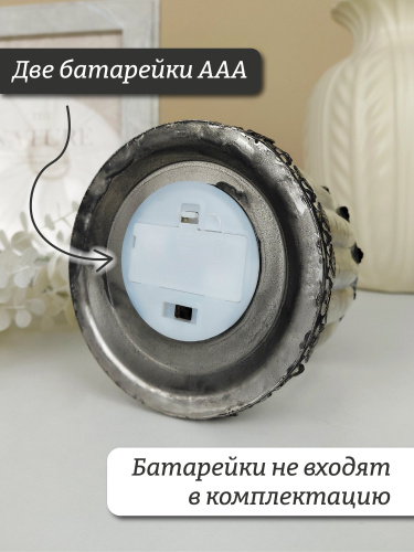 Изделие декоративное с подсветкой (2xААА н/п), L105 W10,5 H14 см фото 5