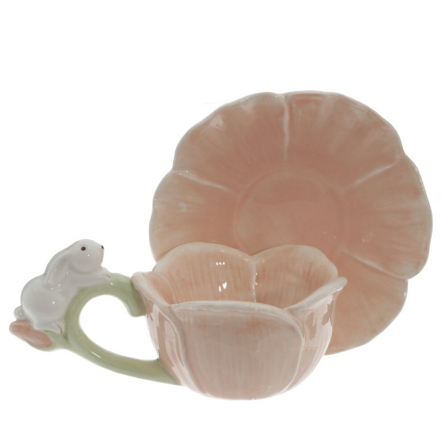 Чашка с блюдцем, 100 мл, L16 W13 H7 см фото 2