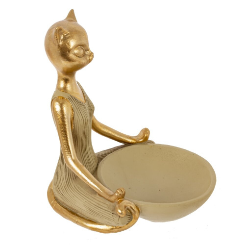 Фигурка декоративная "Кошка", L13 W14 H16 см фото 4