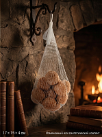 Набор из 16-ти изделий декоративных "Орех", L17 W15 H4 см