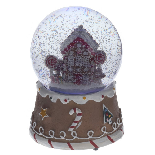Фигурка декор в стекл шаре "Домик" (подсвет,муз,вьюга, 3хААА н/п), D 10 см, L12 W11 H14 см фото 2 Фигурка декор в стекл шаре "Домик" (подсвет,муз,вьюга, 3хААА н/п), D 10 см, L12 W11 H14 см фото 2