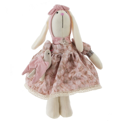 Игрушка набивная "Заяц/Зайка", L18 W10 H34 см, 2в. фото 5 Игрушка набивная "Заяц/Зайка", L18 W10 H34 см, 2в. фото 5