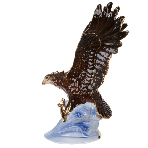 Фигурка декоративная "Орел", L16 W9 H27 см, 2в. фото 8