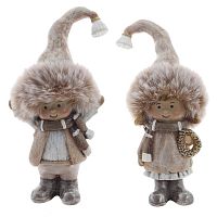 Фигурка декоративная "Дети",  L6 W5 H13 см, 2в.