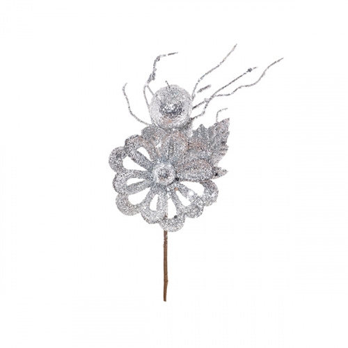 Цветок искусственный, L10 W4 H21 см, 4в. фото 3 Цветок искусственный, L10 W4 H21 см, 4в. фото 3