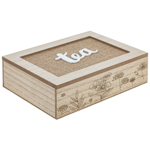 Шкатулка дя чайных пакетиков, L24 W7 H17 см фото 2 Шкатулка дя чайных пакетиков, L24 W7 H17 см фото 2