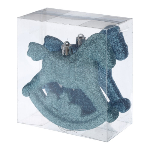 Набор из 2шт, Украшение новогоднее "Лошадка", L10 W5 H11 см фото 4 Набор из 2шт, Украшение новогоднее "Лошадка", L10 W5 H11 см фото 4