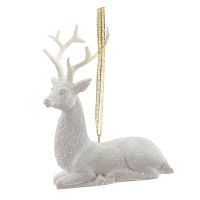 Фигурка декоративная подвесная "Олень", L8 W3 H10 см