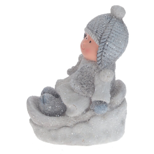 Фигурка декоративная "Ребенок", L11 W8 H14,5 см, 2в. фото 9