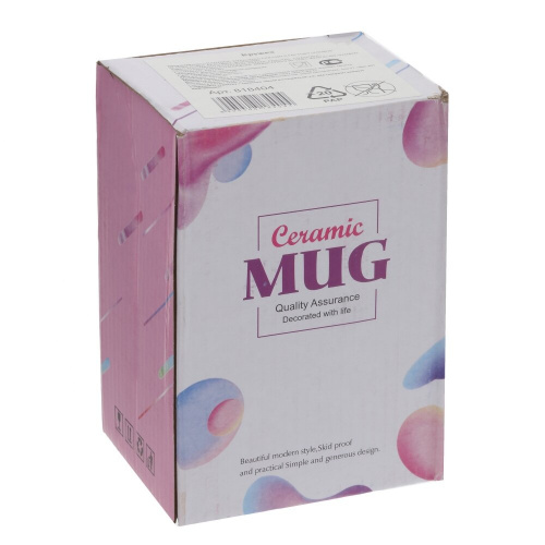 Кружка с крышкой, 390 мл, L10,5 W8 H13 см фото 4