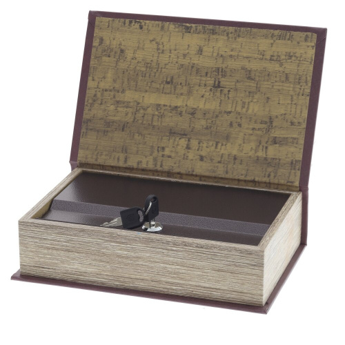Шкатулка-книга сейф, L17,5 W6,5 H27 см фото 6