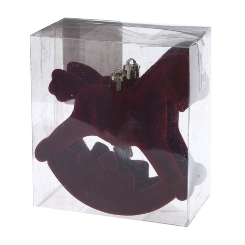 Набор из 2шт, Украшение новогоднее "Лошадка", L10 W5 H11 см фото 3 Набор из 2шт, Украшение новогоднее "Лошадка", L10 W5 H11 см фото 3