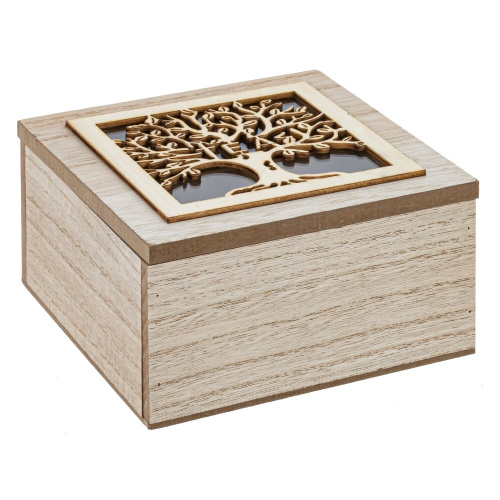 Шкатулка для чайных пакетиков, L14 W14 H7,5 см фото 4