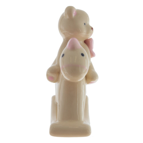 Фигурка декоративная "Мишка на лошадке", L8 W3,5 H8,5 см, 2в. фото 4