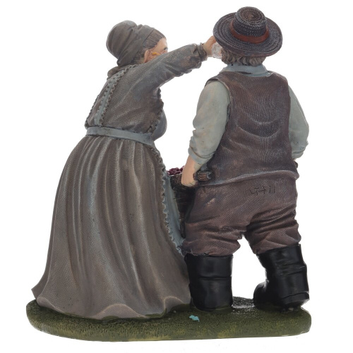 Фигурка декоративная "Бабушка с дедушкой", L18 W14,5 H19,5 см фото 4