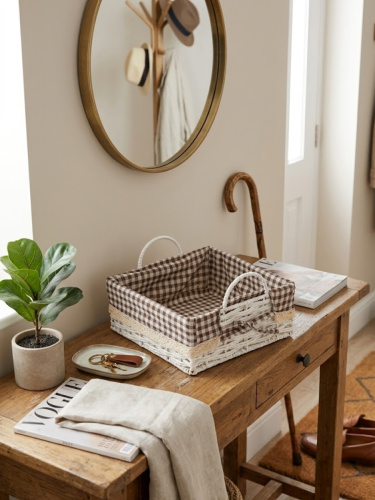 Корзина, L25 W25 H15/10 см фото 4