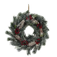 Изделие декоративное "Венок", L36 W7 H36 см