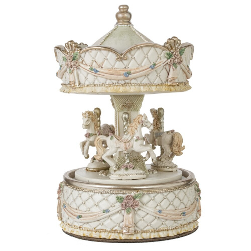 Фигурка декоративная "Карусель" (муз, движ), L10,5 W10,5 H16,5 см фото 3