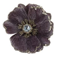 Изделие декоративное "Цветок" (на клипсе), L14 W14 H9 см Изделие декоративное "Цветок" (на клипсе), L14 W14 H9 см