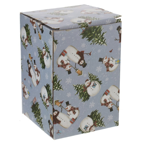 Ёмкость для сыпучих продуктов "Новогодний подарок", 850 мл, L11,5 W11,5 H17 см фото 3 Ёмкость для сыпучих продуктов "Новогодний подарок", 850 мл, L11,5 W11,5 H17 см фото 3