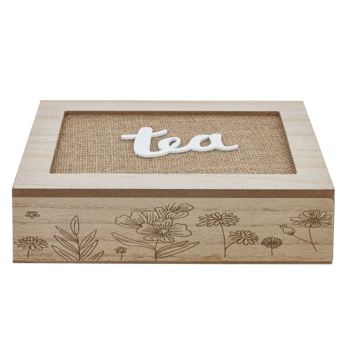 Шкатулка дя чайных пакетиков, L24 W7 H17 см Шкатулка дя чайных пакетиков, L24 W7 H17 см