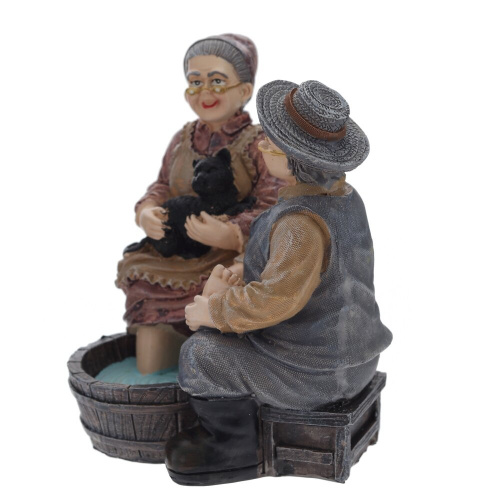 Фигурка декоративная "Бабушка с дедушкой", L11,5 W9 H12 см, 2в. фото 7 Фигурка декоративная "Бабушка с дедушкой", L11,5 W9 H12 см, 2в. фото 7