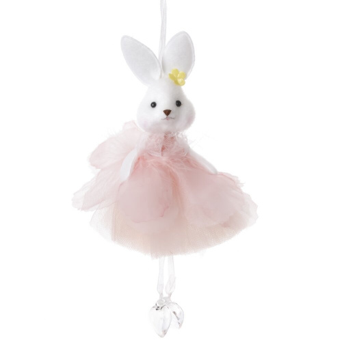 Изделие декоративное подвесное "Зайка" (блок 6шт), L9 W4,5 H19 см, 2в. фото 2