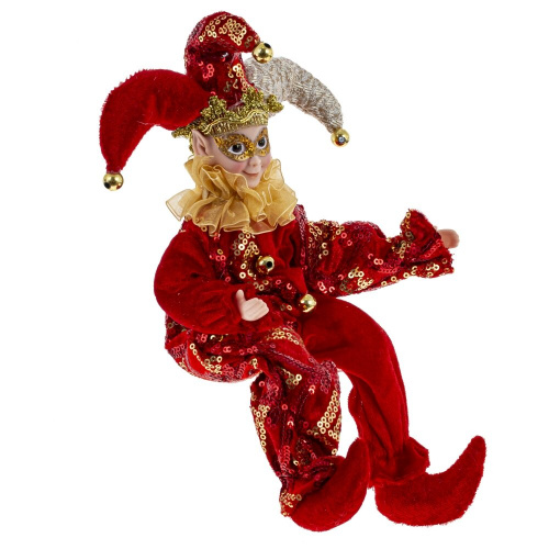 Игрушка набивная "Клоун", L13 W10 H33 см фото 2