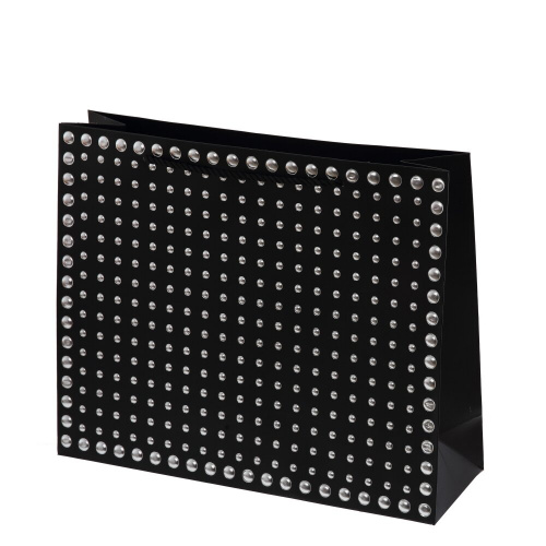 Пакет подарочный M (бумага 210г/м2, блок 12шт), L32 W10 H26 см, 6в. фото 6